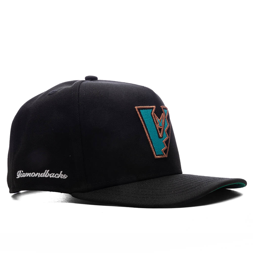 AZ Diamondbacks Upside Down Logo 9Fifty A Frame Snapback Black