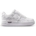 Louis Vuitton x Nike Air Force 1 Frost White Luxe Edition Custom