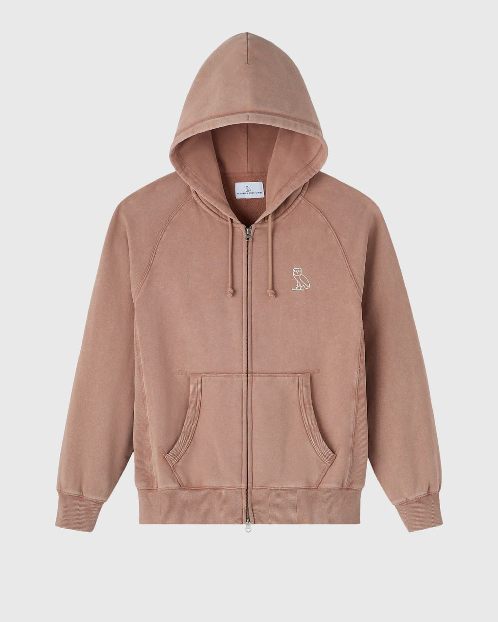 Muskoka Raglan Full Zip Hoodie Clay Pink