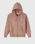 Muskoka Raglan Full Zip Hoodie Clay Pink