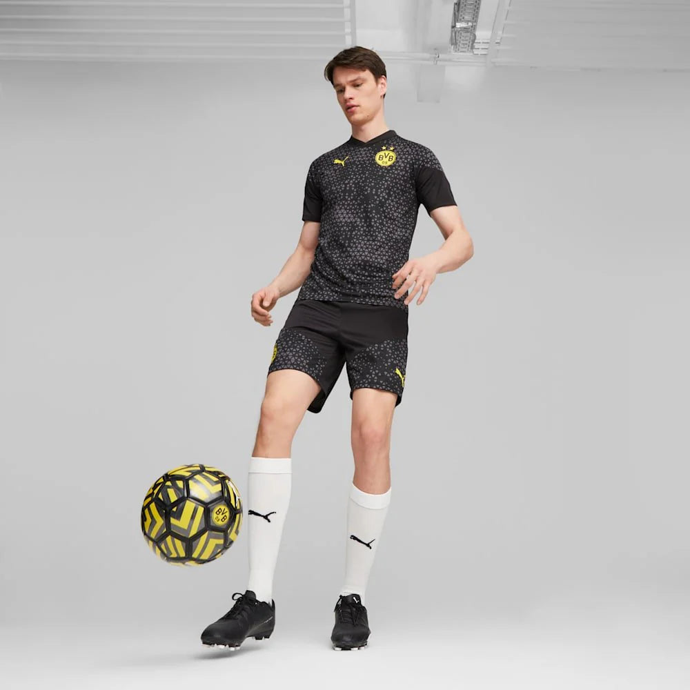 PUMA Borussia Dortmund Training Jersey Black Cyber Yellow