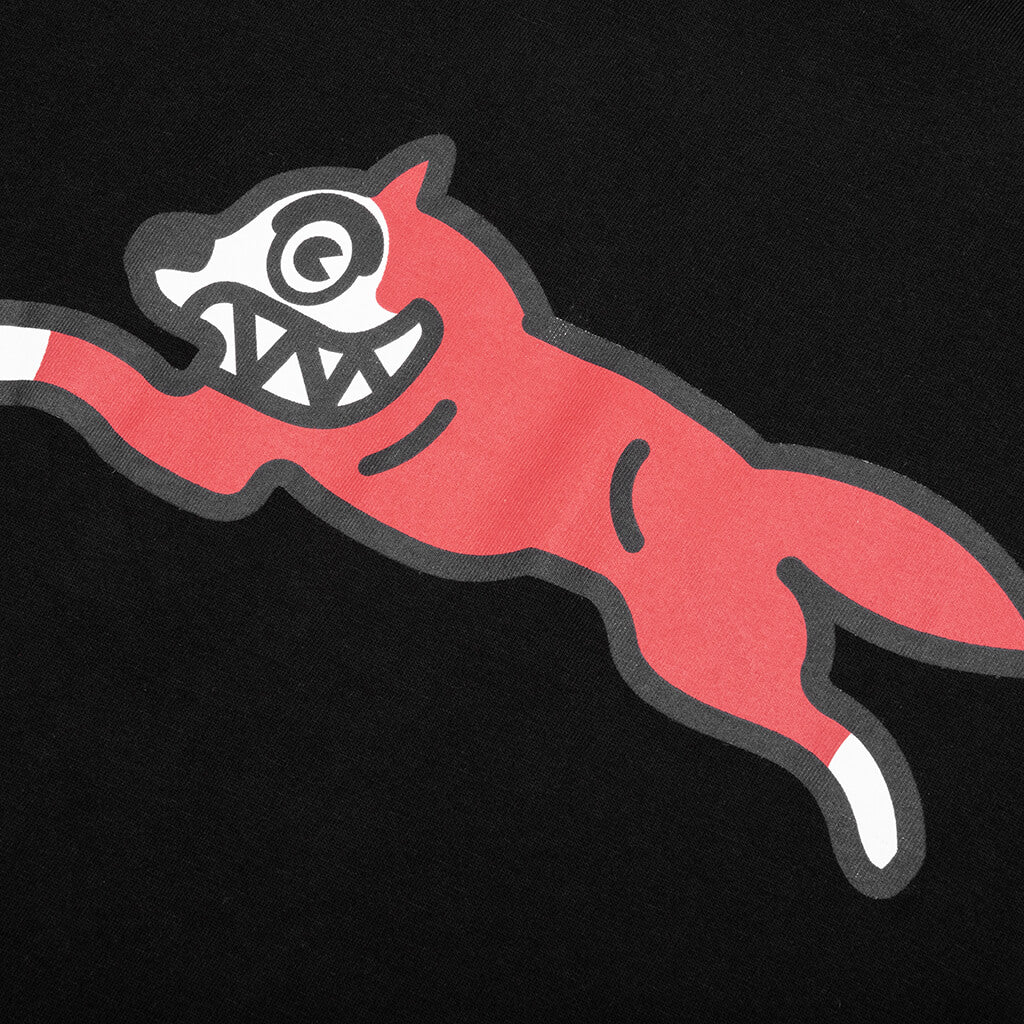 Running Dog S S Tee Black