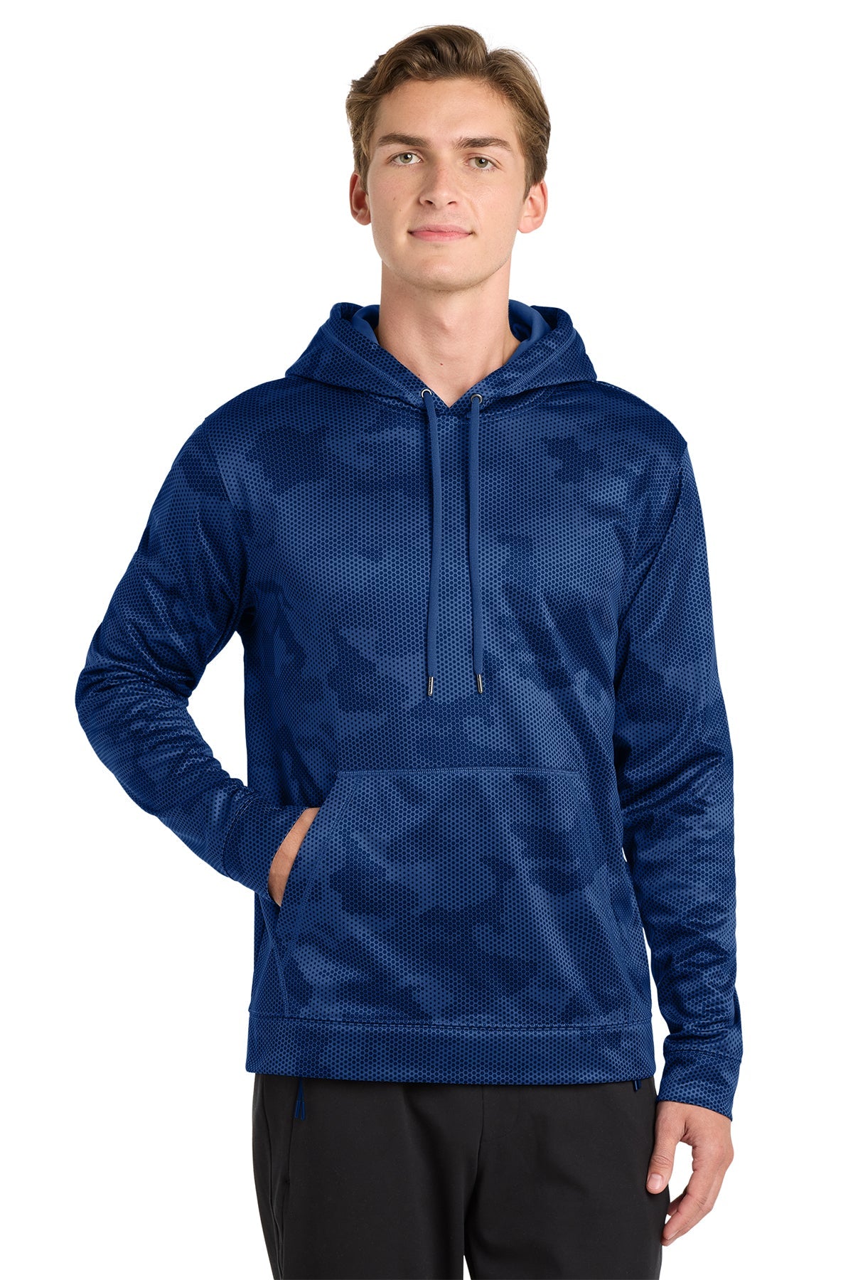 Sport Tek Sport Wick CamoHex Fleece Hooded Pullover