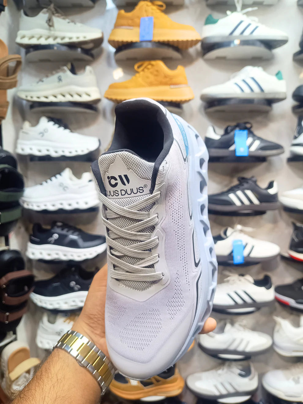 CUUS DUUS MENS RUNNING SHOES GRAY
