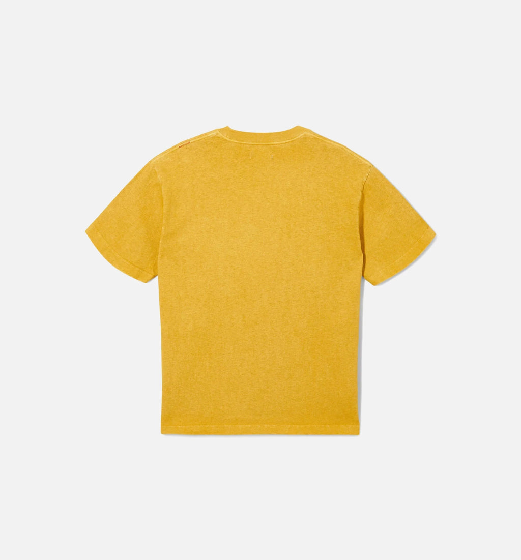 Alive Short Sleeve Tee Mens T Shirt Yellow