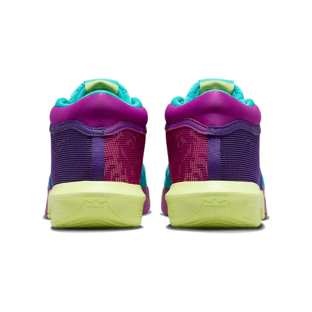 Tênis Nike Lebron Witness VIII Roxo Verde Azul