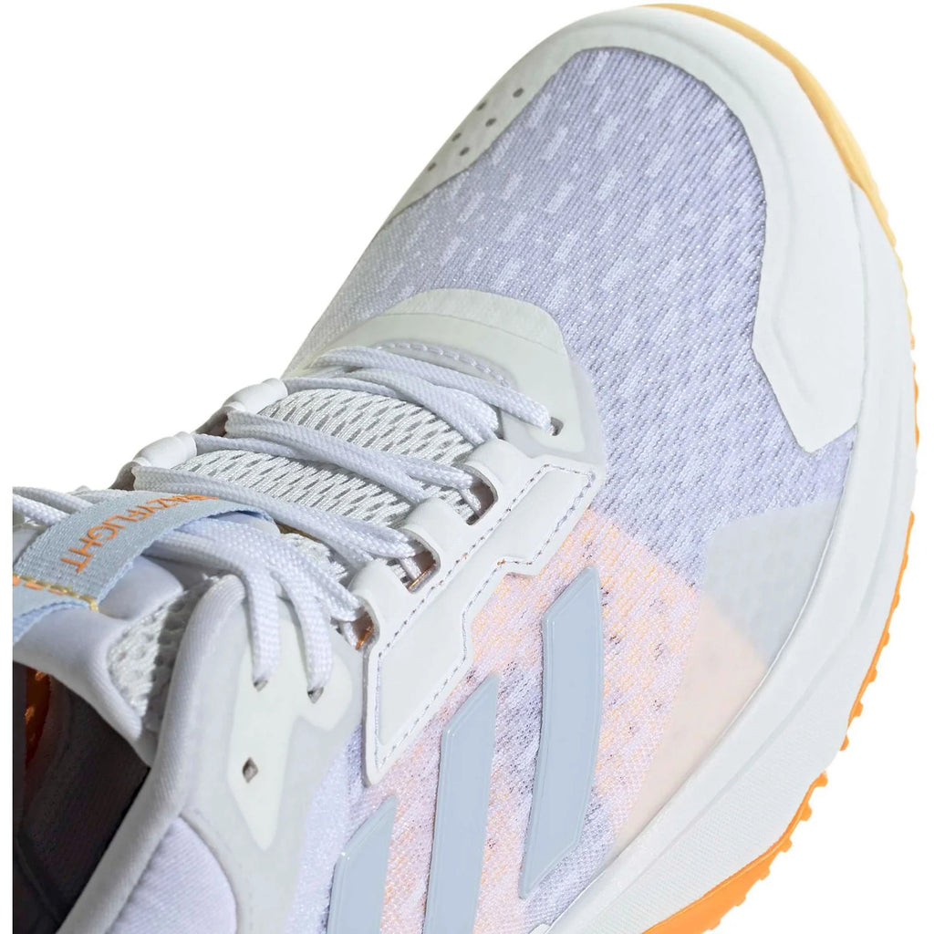 Tênis Adidas Crazyflight Mid 6 Branco Laranja