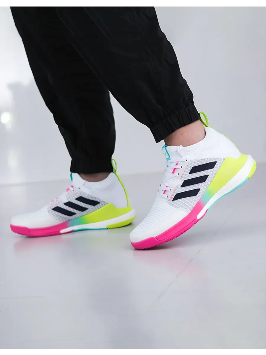 Tênis Adidas Crazyflight Mid Rosa