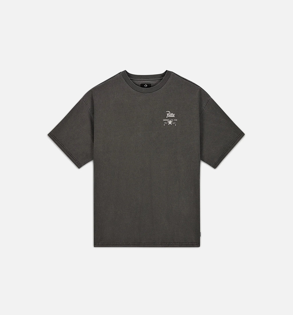 Patta Four Leaf Clover Mens Short Sleeve Shirt Grey
