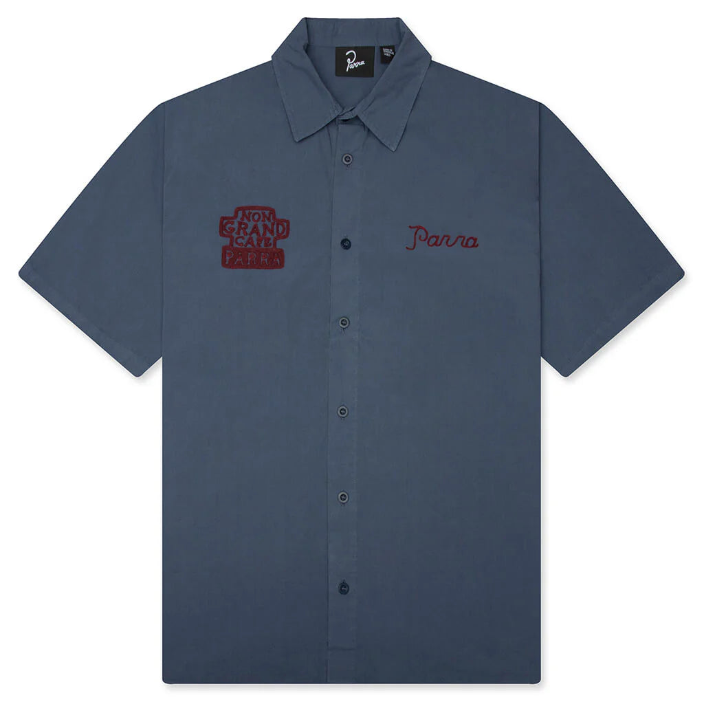 The End Books S S Shirt Blue