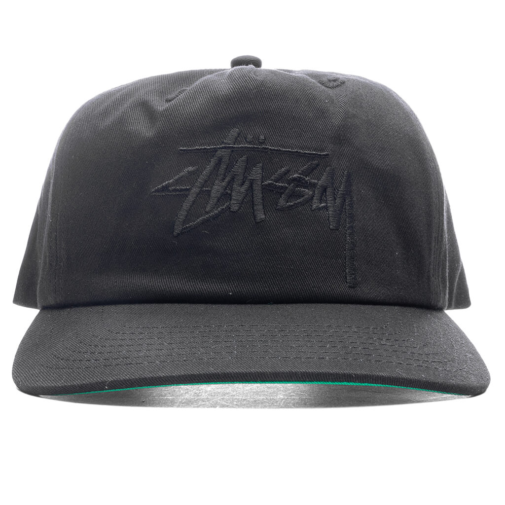 Big Stock Mid Depth Cap Black