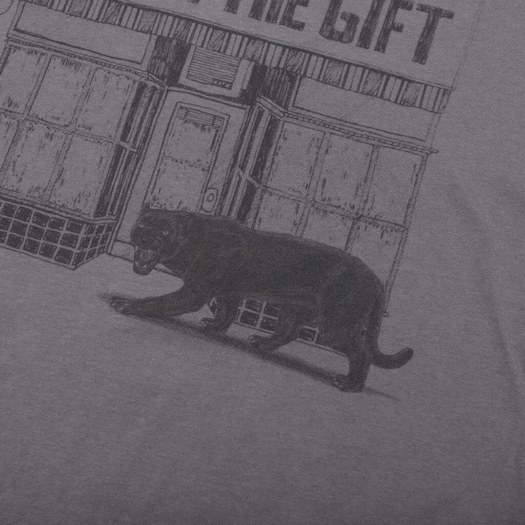 Panther Barbershop S S Tee Grey