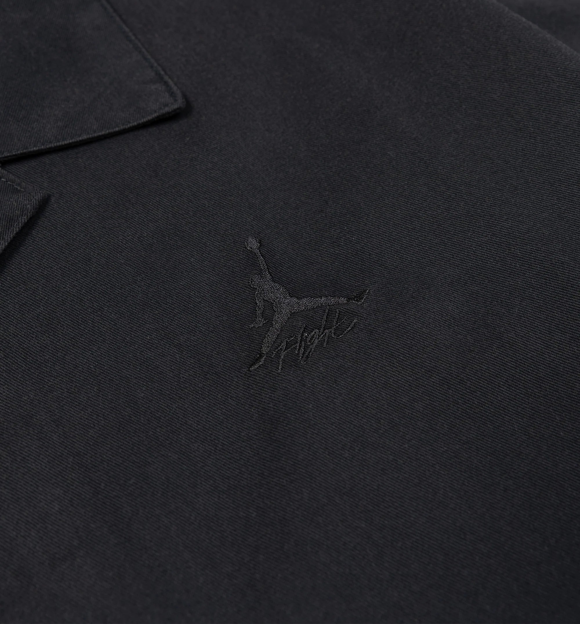 Essential Statement Button Up Mens Short Sleeve Black