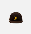 FOG 59Fifty Mens Fitted Hat Brown Yellow