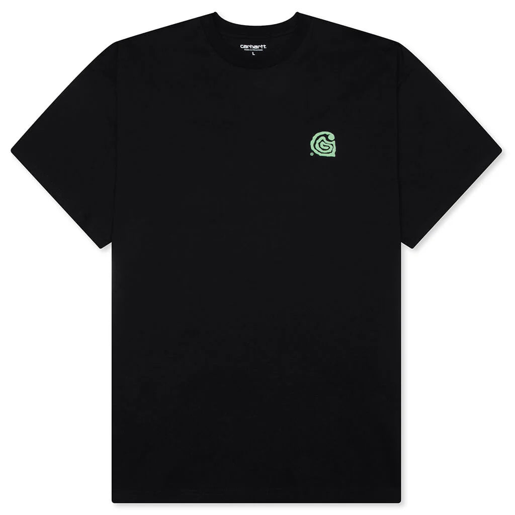 S S Helix T Shirt Black