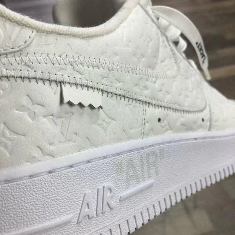 Louis Vuitton x Nike Air Force 1 Mid White