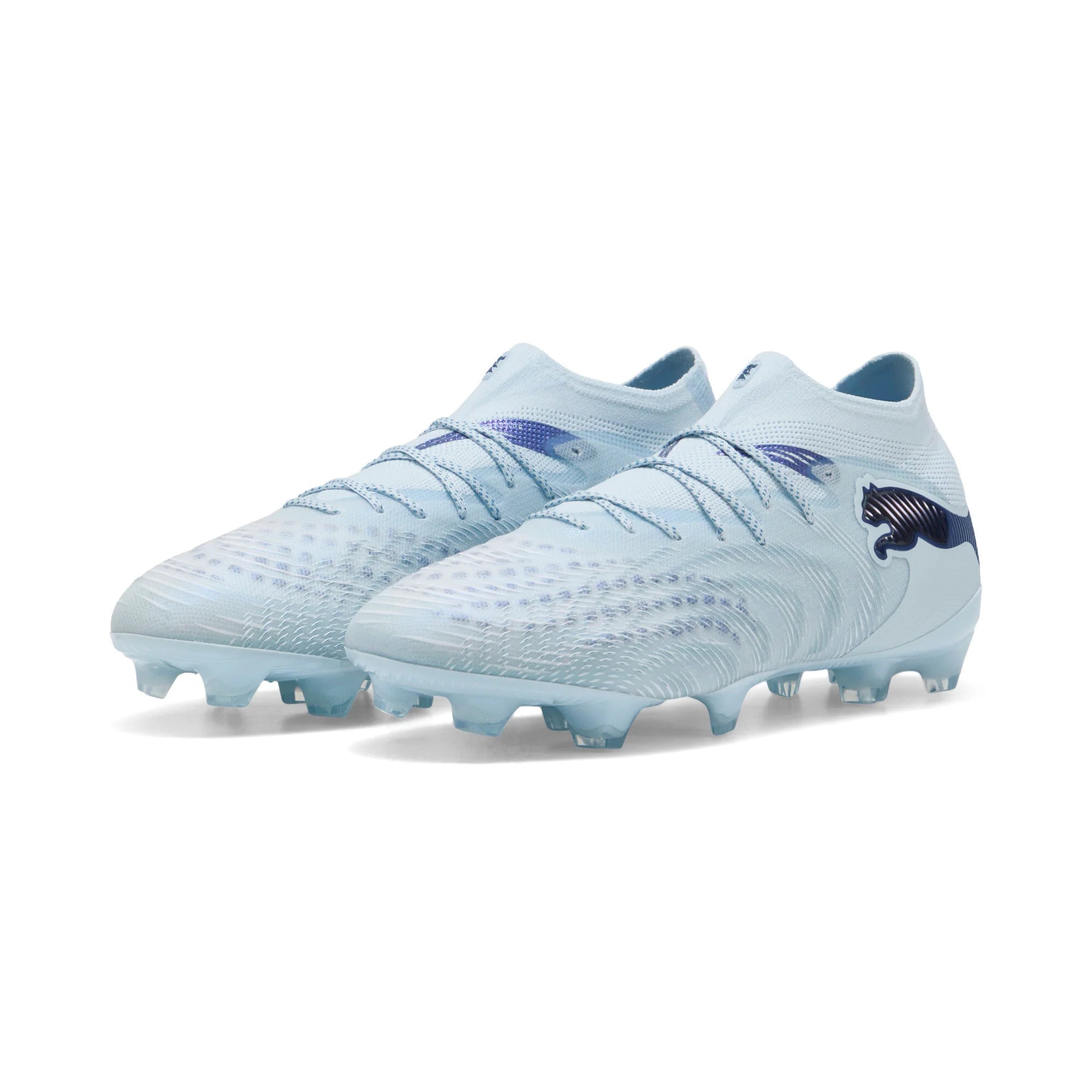 PUMA Future 9 Ultimate FG Firm Ground Mens Soccer Cleats Icy Blue