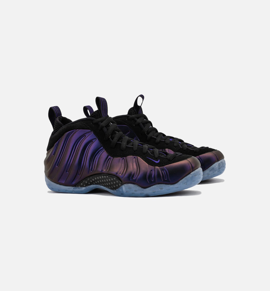 Air Foamposite One Varsity Purple Mens Lifestyle Shoe Black Purple