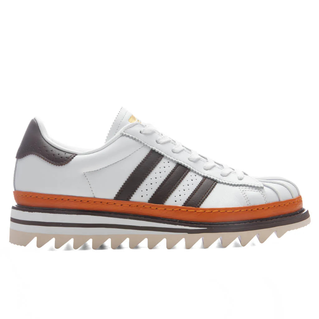 Adidas Originals x CLOT by Edison Chen Superstar Coffee Footwear White Coffee Unity Orange