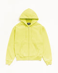 CURSIVE APPLIQUE ZIP HOODIE