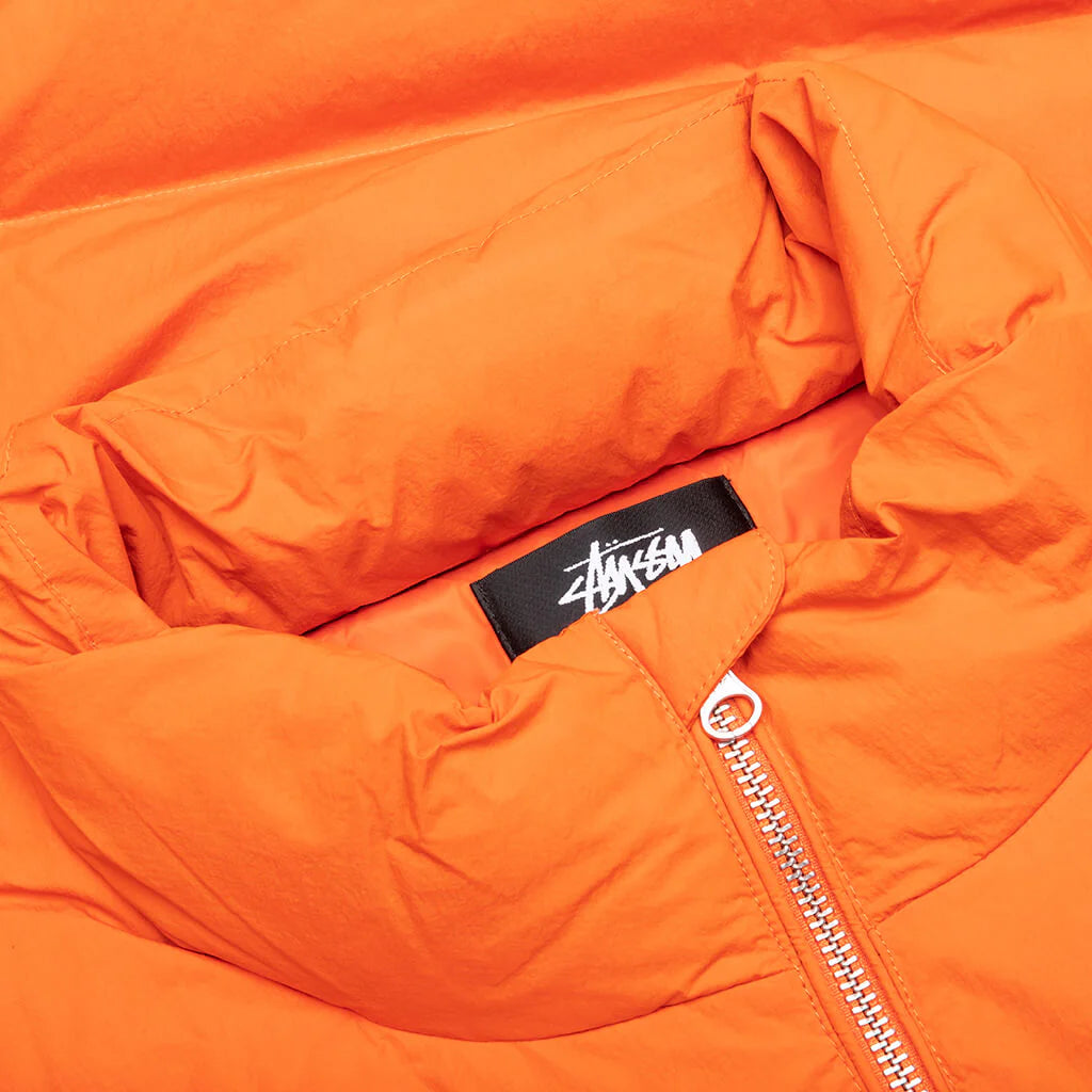 Nylon Down Puffer Orange