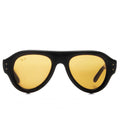 Ray Ban x AAP Rocky Aviator Puffer Black Frame Orange Lens