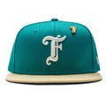 Feature x New Era Old English F Snapback Northwest Green Vegas Gold