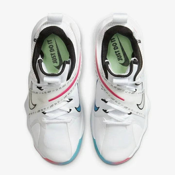 Tênis Nike React HyperSet 1 Vôlei Azul Rosa
