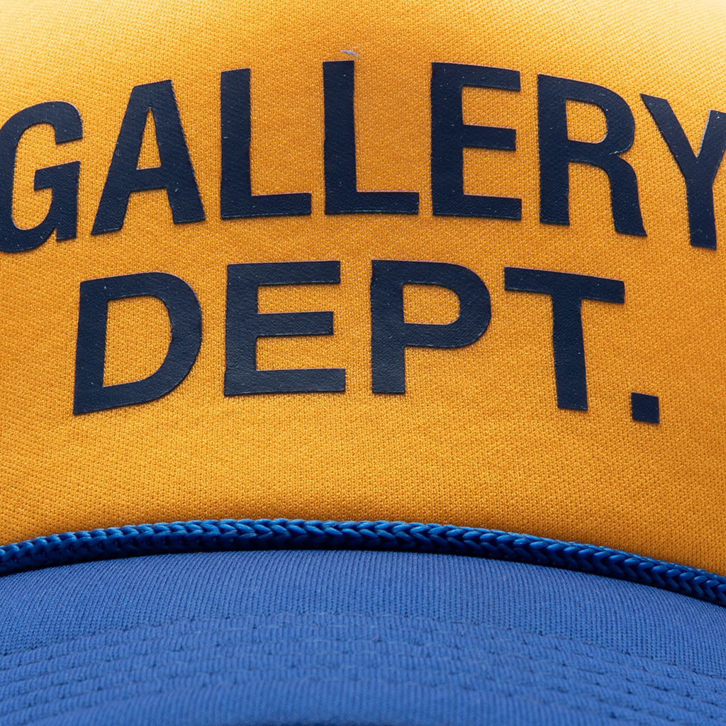 GD Logo Trucker Yellow Navy