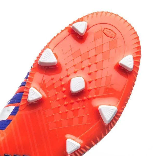 adidas Kids Predator Absolado Instinct FG Firm Ground Cleats Solar Red White Night Flash