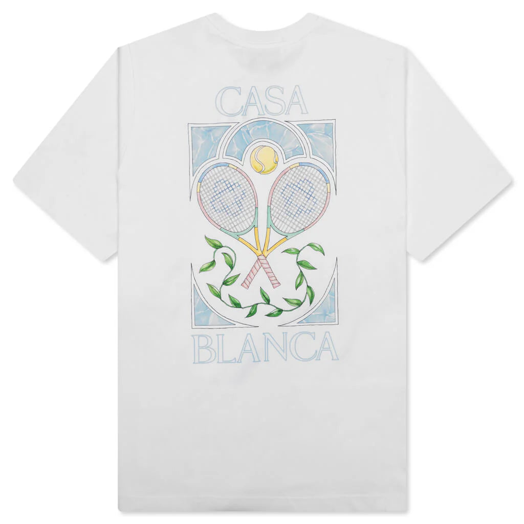Tennis Pastelle T Shirt White