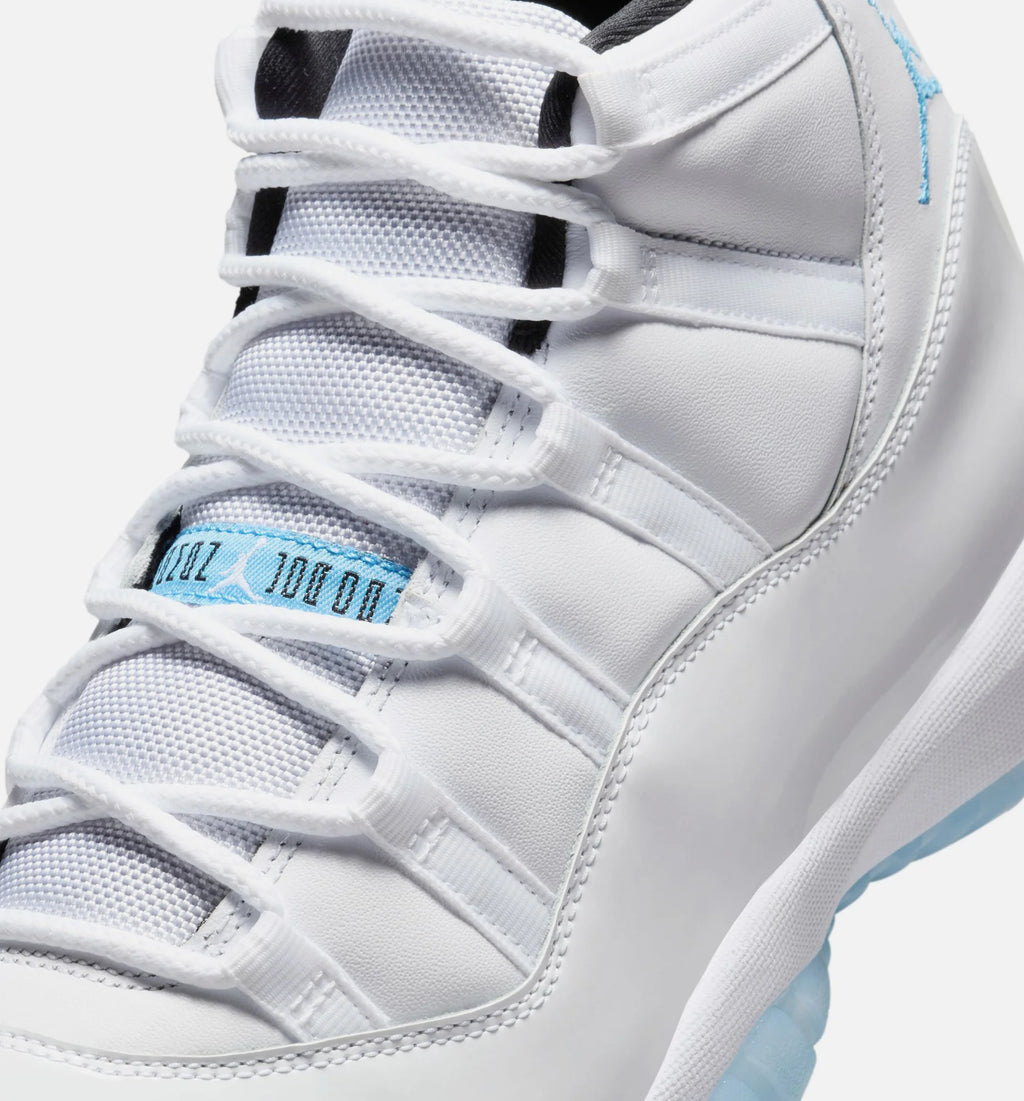 Air Jordan 11 Retro Legend Blue Mens Lifestyle Shoe White Legend Blue Black Free Shipping