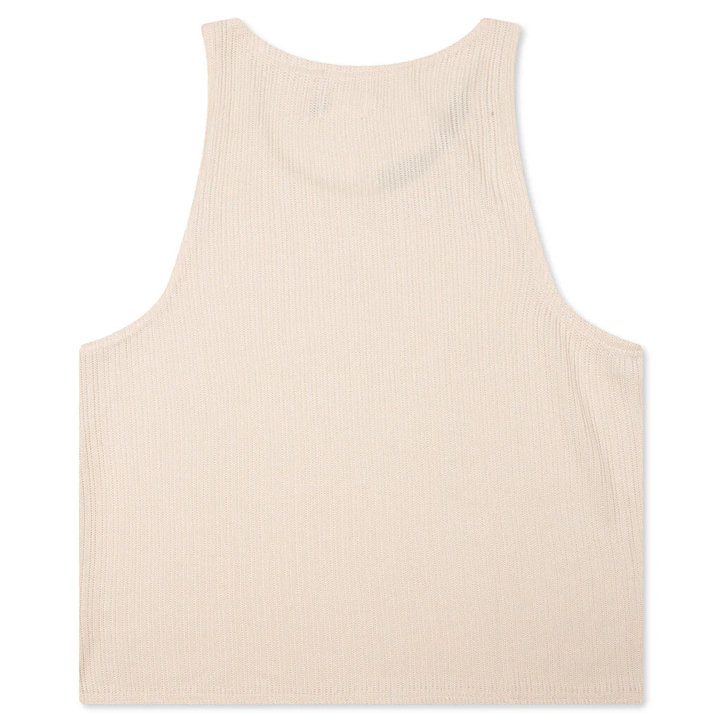 B Summer Knit Tank Top Bone