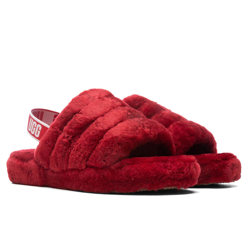 Kids Fluff Yeah Slide Ribbon Red