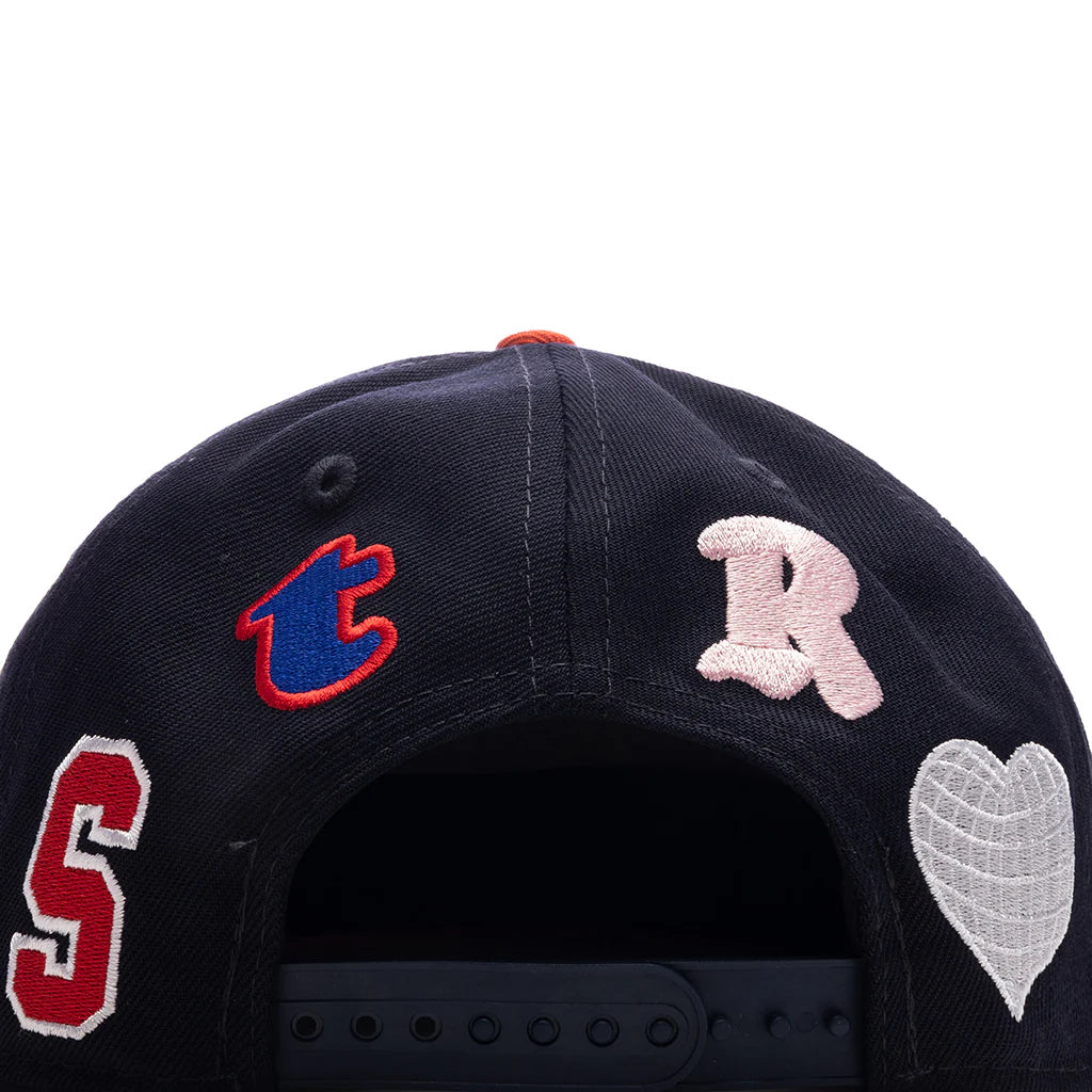 Saint Michael X New Era Mx6 H Astros Cap Navy Orange