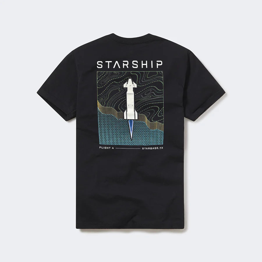 Unisex Starship Flight 4 T Shirt