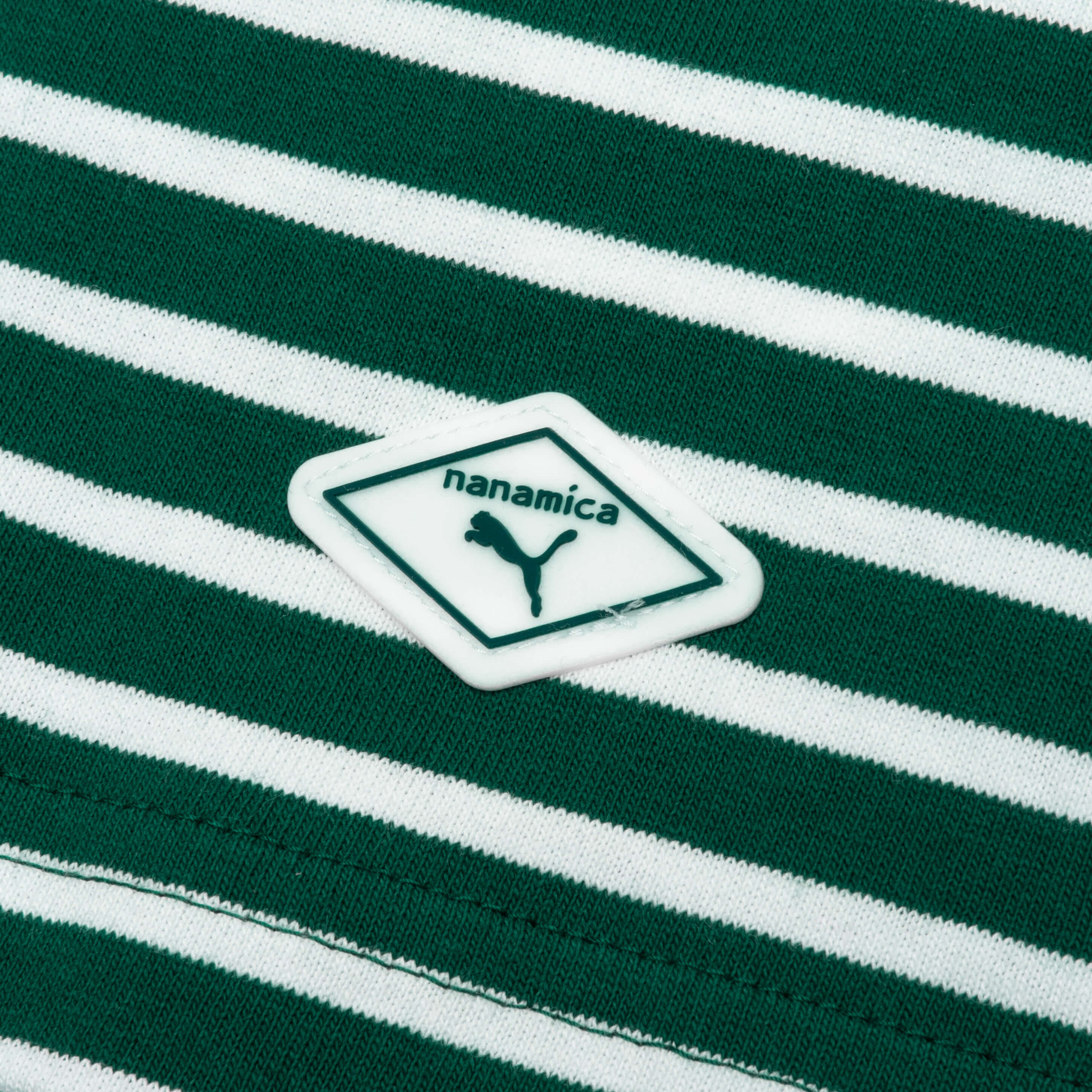 Puma x Nanamica Striped Tee Green