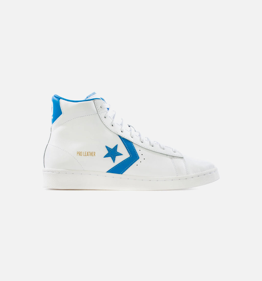 Chuck Taylor All Star High Top Pro Leather Mens Lifestyle Shoe White Blue