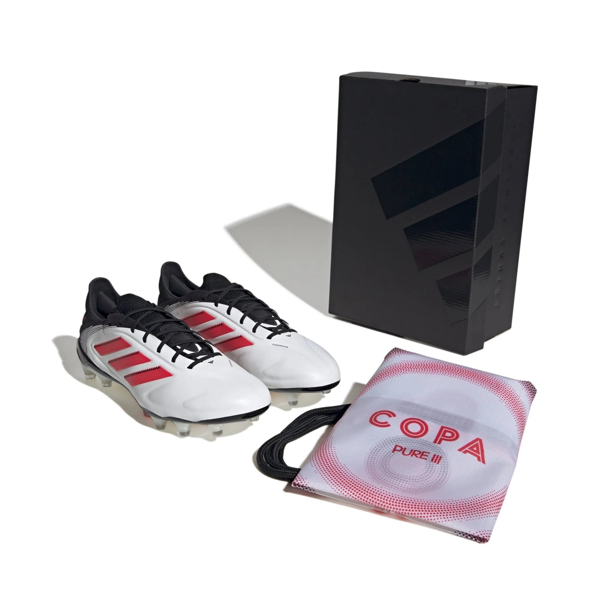 adidas Copa Pure 3 Elite FG Firm Ground Boots White Red