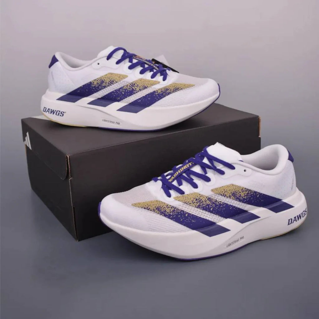 Tênis Adidas Adizero Evo SL Roxo Branco Dourado
