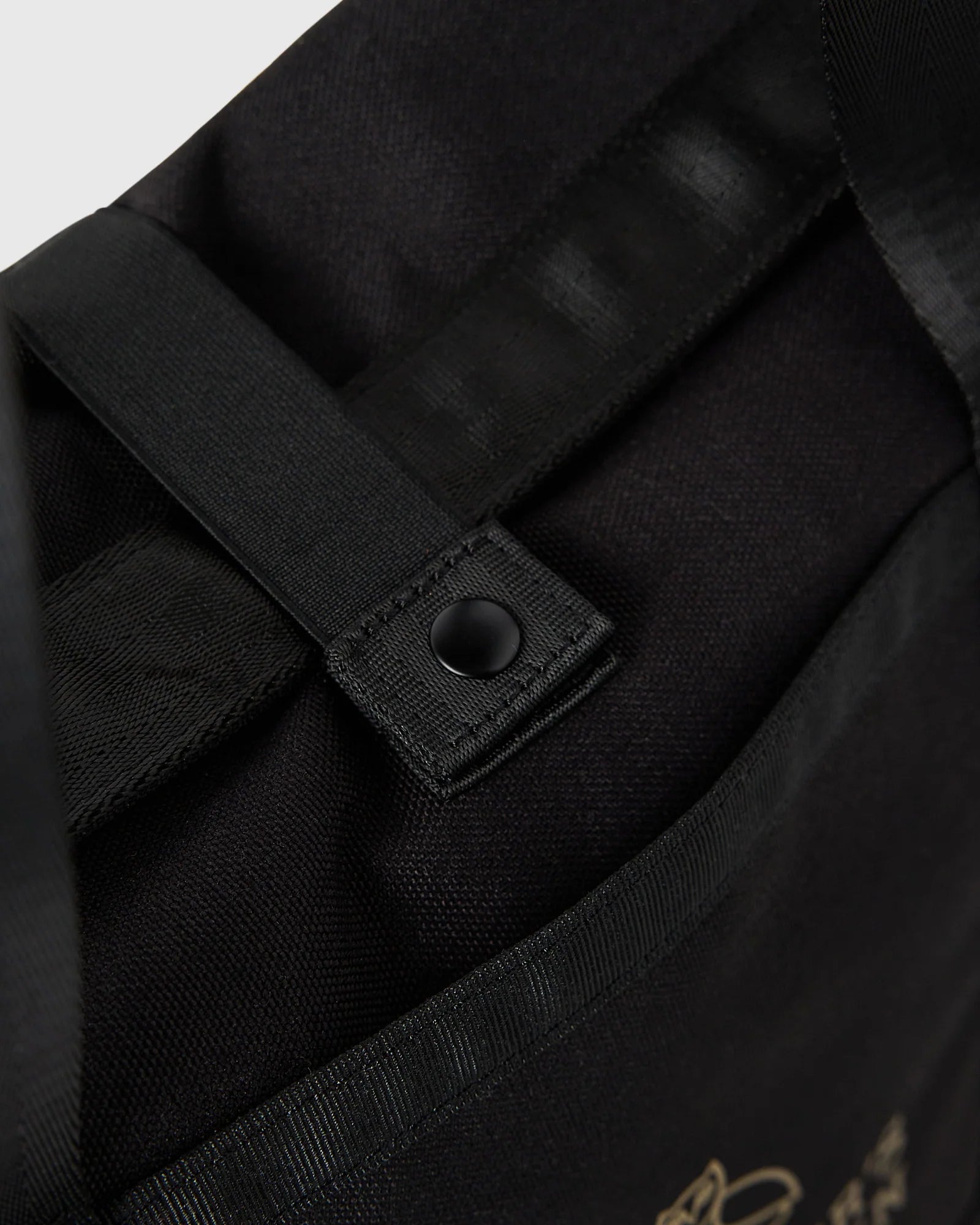 Roll Top Tote Bag Black