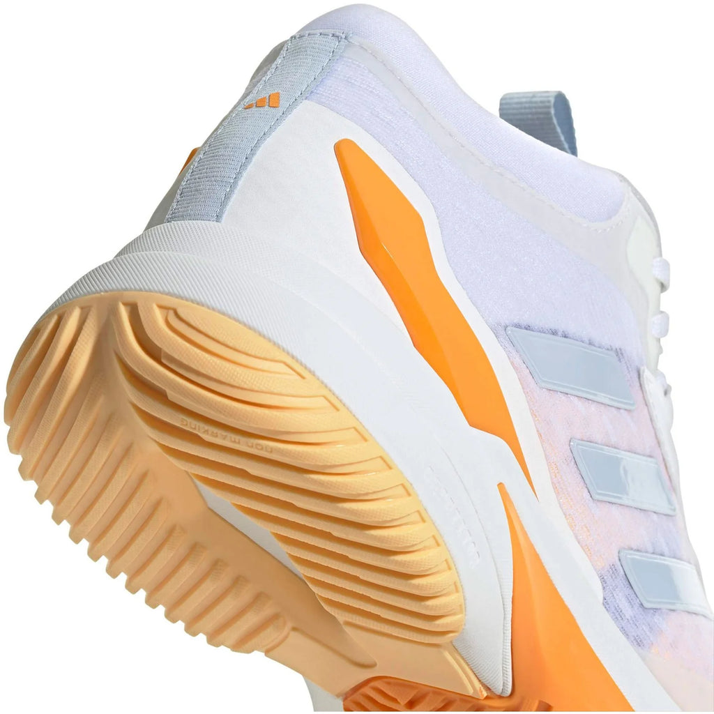 Tênis Adidas Crazyflight Mid 6 Branco Laranja