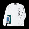 By Parra Your Face Long Sleeve T Shirt White