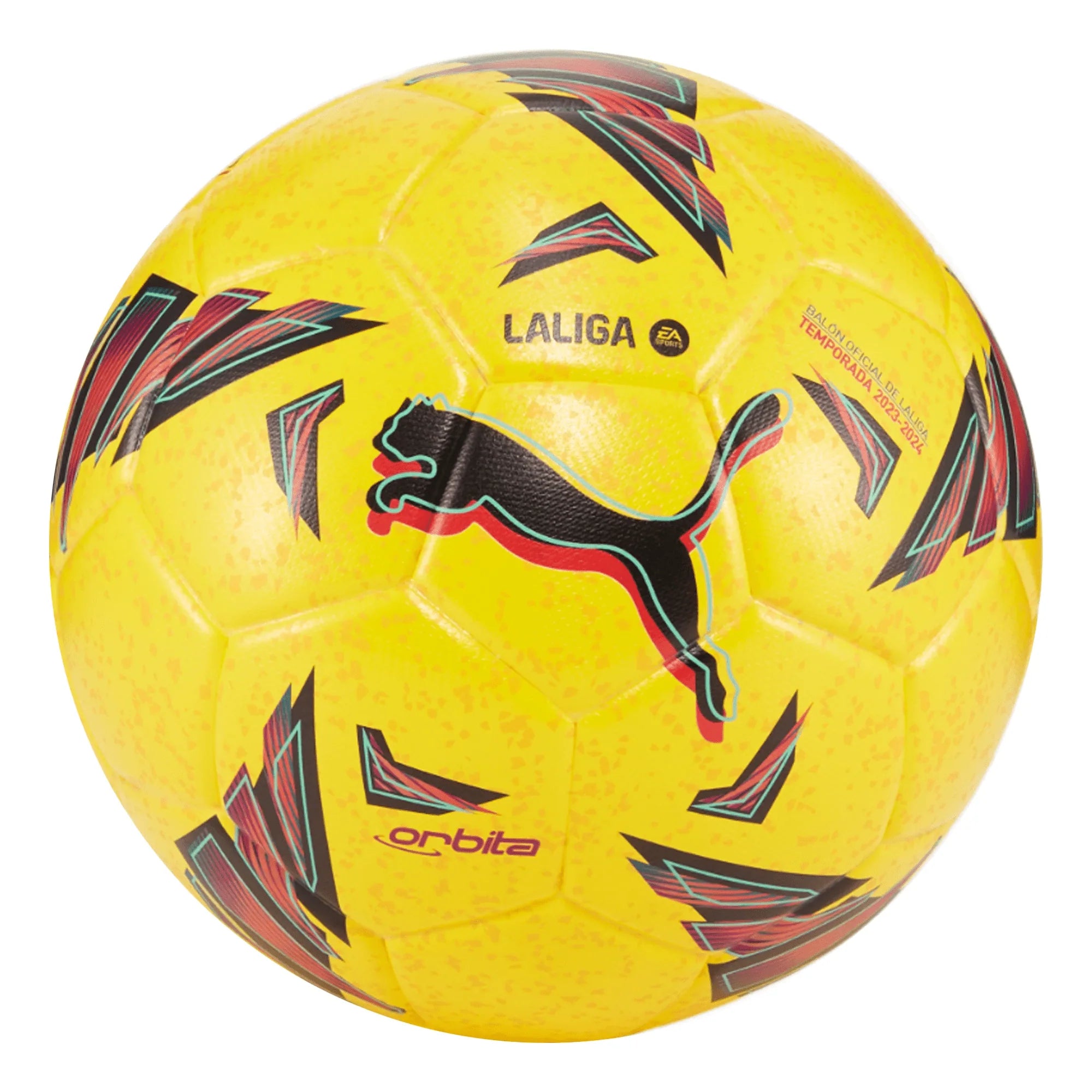 PUMA Orbita LaLiga 1 FIFA Quality Soccer Ball Yellow Red