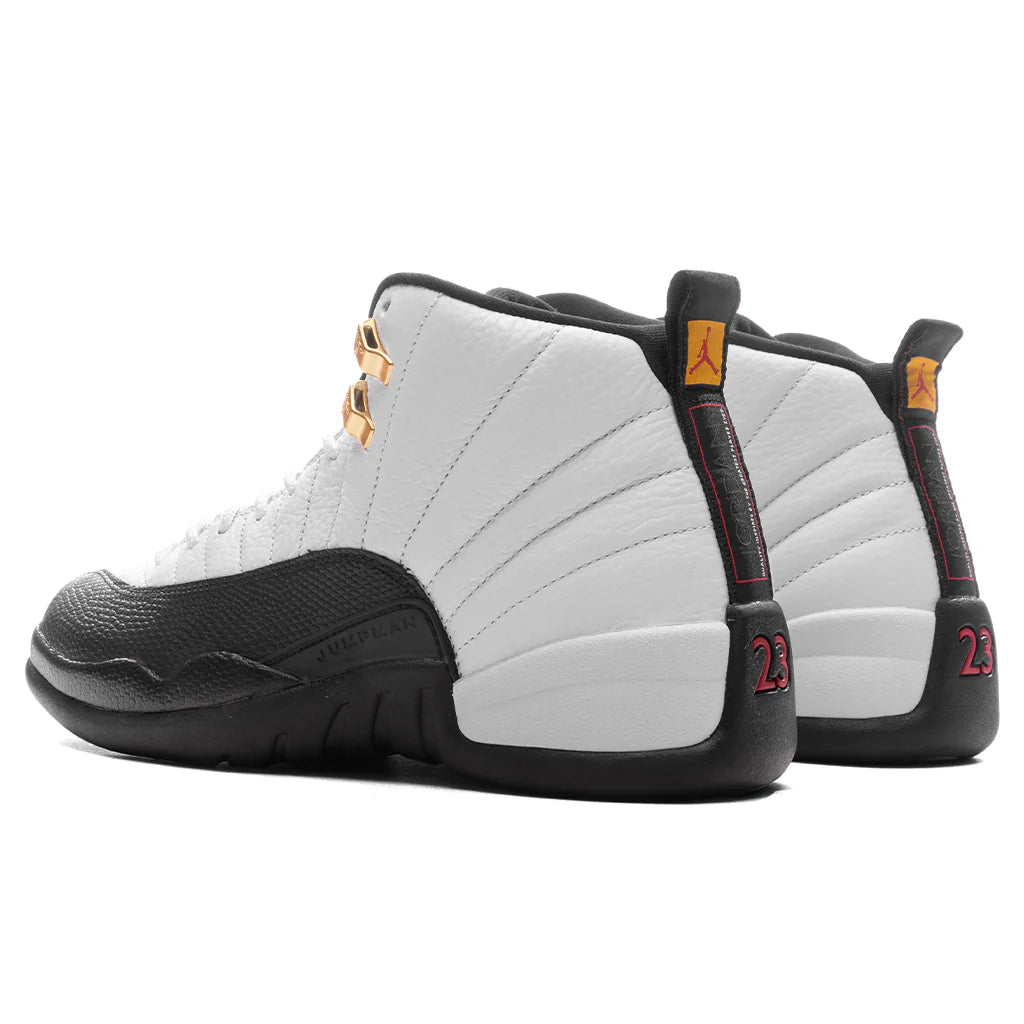 Air Jordan 12 Retro Taxi White Black Taxi