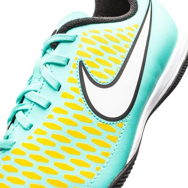 Nike JR Magista Onda IC Indoor Soccer Shoes Hyper Turquoise White Laser Orange