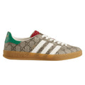 Adidas x Gucci Gazelle Beige GG Monogram