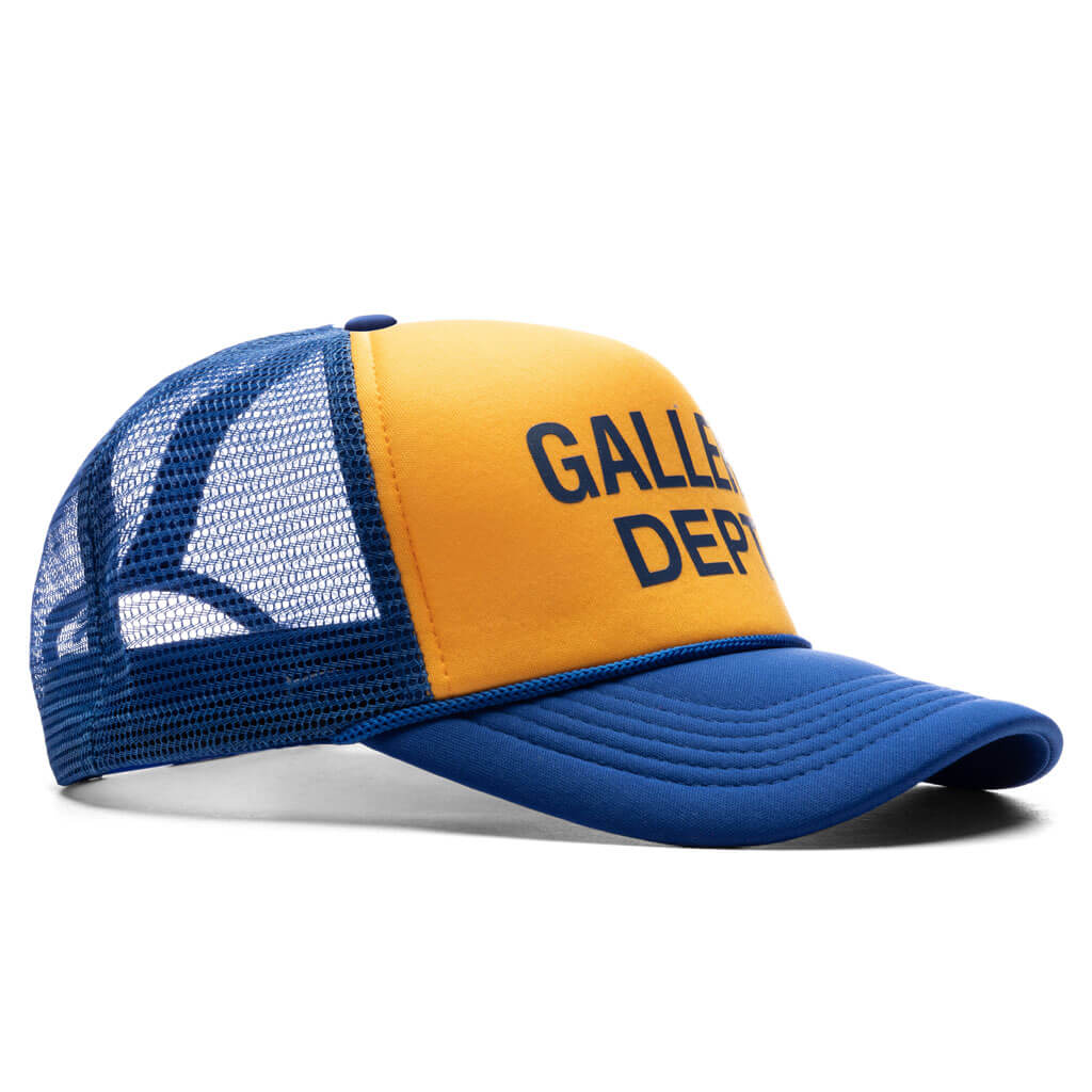 GD Logo Trucker Yellow Navy