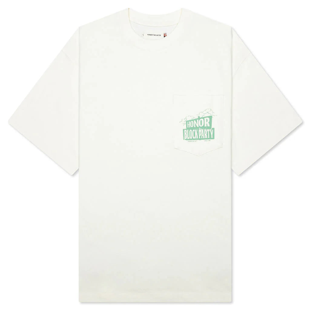 88 Block T Shirt Bone