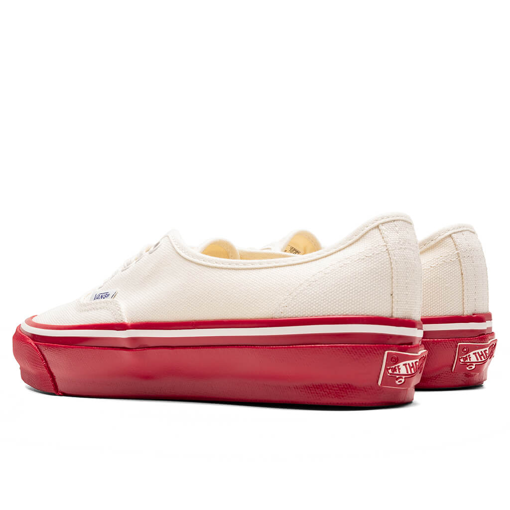 Premium Authentic Duck Canvas White Red